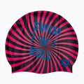 Badekappe Kinder arena Print rosa-schwarz 94171
