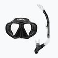Arena Premium Schnorchelset schwarz/klar/schwarz