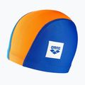 Arena Unix II Jr Kinderschwimmkappe blau/orange/hellblau