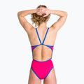 Einteiliger Badeanzug Damen arena Team Stripe Super Fly Back One Piece rosa 1195/97 6