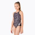 Einteiliger Kinderbadeanzug arena Kitties Super Fly Back One Piece 501 schwarz-weiß 003822