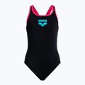 Einteiliger Badeanzug Kinder arena Biglogo Swim Pro Back One Piece schwarz 1332/595