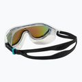 Schwimmmaske Taucherbrille arena The One Mask Mirror blue/white/black 5