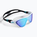 Schwimmmaske Taucherbrille arena The One Mask Mirror blue/white/black 6