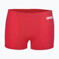 Herren-Badeboxershorts arena Team Swim Short Solid red/white