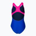 Einteiliger Badeanzug Kinder Arena Pro Back Placement blau-grün 588 2