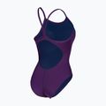 Damen-Einteiler Badeanzug Arena Team Light Drop Solid plum/white 4