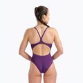Damen-Einteiler Badeanzug Arena Team Light Drop Solid plum/white 7