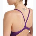 Damen-Einteiler Badeanzug Arena Team Light Drop Solid plum/white 8