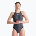 Einteiliger Badeanzug Damen arena Icons Fast Back Panel grau 543/551 5