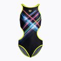 Einteiliger Badeanzug Damen Arena Tech One Back Placement schwarz-bunt 5561