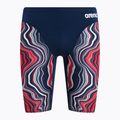 Badehose Jammer Herren arena Swim Jammer Marbled dunkelblau 5785/74
