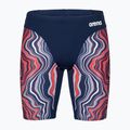 Badehose Jammer Herren arena Swim Jammer Marbled dunkelblau 5785/74 4