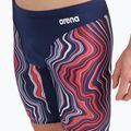 Badehose Jammer Herren arena Swim Jammer Marbled dunkelblau 5785/74 8