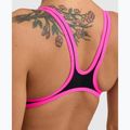 Badeanzug Damen arena One Biglogo One Piece black/fluo pink 5