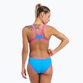 Einteiliger Damen-Badeanzug arena One Biglogo One Piece türkis/fluo pink 3