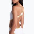 Damen-Einteiler Badeanzug Arena One Biglogo One Piece white/gold 10
