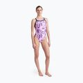 Einteiliger Damen-Badeanzug arena Rose Texture Swimsuit Xcross Back multi pink/navy 6