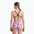Einteiliger Damen-Badeanzug arena Rose Texture Swimsuit Xcross Back multi pink/navy 7