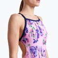 Einteiliger Damen-Badeanzug arena Rose Texture Swimsuit Xcross Back multi pink/navy 8