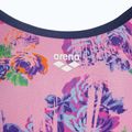 Einteiliger Damen-Badeanzug arena Rose Texture Swimsuit Xcross Back multi pink/navy 3