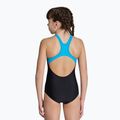 Einteiliger Kinder-Badeanzug arena Multi Pixels New Swim Pro Back schwarz/türkis 4