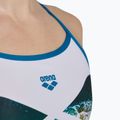 Einteiliger Damen-Badeanzug arena Planet Super Fly Back weiß multi/blau cosmo 5