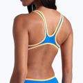 Badeanzug Damen arena One Biglogo One Piece blue river/fluo orange 5