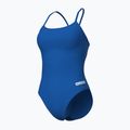 Einteiliger Badeanzug arena Lace Back Solid royal/weiß 4