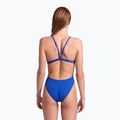 Einteiliger Badeanzug arena Lace Back Solid royal/weiß 7