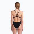 Einteiliger Badeanzug arena Lace Back Solid schwarz/weiß 7