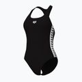 Badeanzug Damen arena Icons Racer Back Solid black / white 3