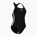 Badeanzug Damen arena Icons Racer Back Solid black / white 4