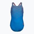 Einteiliger Kinder-Badeanzug arena Kikko V Swim Pro Back blau china/calypso coral