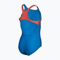 Einteiliger Kinder-Badeanzug arena Kikko V Swim Pro Back blau china/calypso coral 4