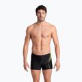 Herren Schwimm-Boxershorts Arena Dive Swim Short schwarz/softgrün