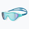 Schwimmmaske Taucherbrille arena The One Mask Mirror blue/water/blue cosmo 2