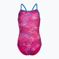 Arena Daly Light Drop Back freak rose/blau china Kinderbadeanzug einteilig