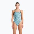 Badeanzug Damen arena Escape Challenge Back black/water blue multi