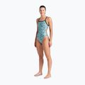 Badeanzug Damen arena Escape Challenge Back black/water blue multi 2