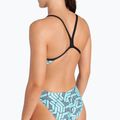 Badeanzug Damen arena Escape Challenge Back black/water blue multi 5