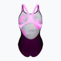 Badeanzug Damen arena Imaginary Swim Pro Back black/shocking pink/multi 2