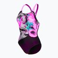 Badeanzug Damen arena Imaginary Swim Pro Back black/shocking pink/multi 3