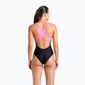 Badeanzug Damen arena Imaginary Swim Pro Back black/shocking pink/multi 7