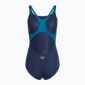 Badeanzug Damen arena Foggy Dots Swim Pro Back navy / blue cosmo 2