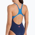 Badeanzug Damen arena Foggy Dots Swim Pro Back navy / blue cosmo 8