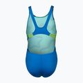 Badeanzug Kinder arena Star Shaped Swim Tech L blue river/soft green/multi 2