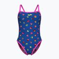 Badeanzug Damen arena Reversible Swimsuit Challenge Back royal multi/shocking pink