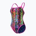 Badeanzug Damen arena Reversible Swimsuit Challenge Back royal multi/shocking pink 7