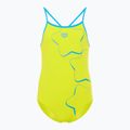 Badeanzug Kinder arena Star Graphic Lightdrop Back soft green / turquoise